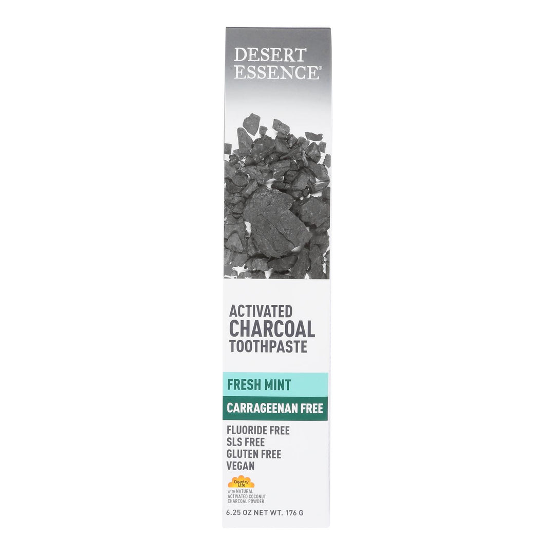 Desert Essence - Tthpst Actvtd Chrcoal Cf - 6.25 Oz - Maras Green